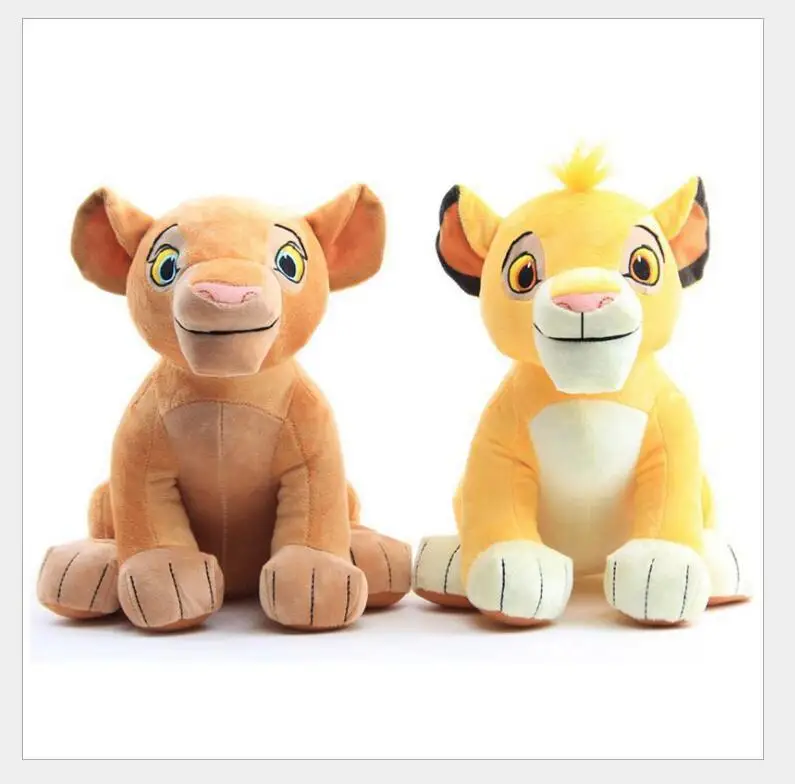 

30cm Anime Disney Lion King And Son Simba Soft Kids Doll Young Simba Stuffed Animals Plush Children Toy birthday Christmas Gifts