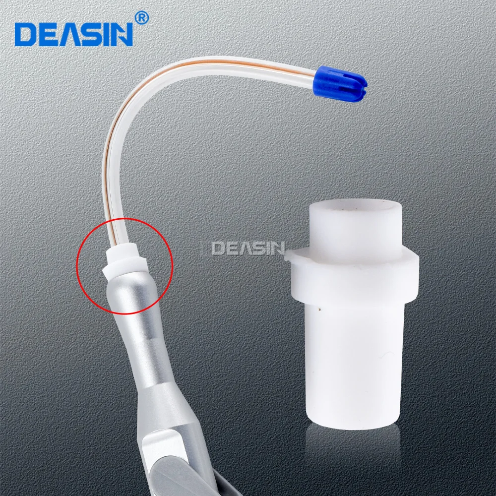 2Pcs Dentist Saliva Swivels Ejector Suction Adaptor Tips Surgical Dental Strong to Weak Suction Adaptor Accessories Silicone