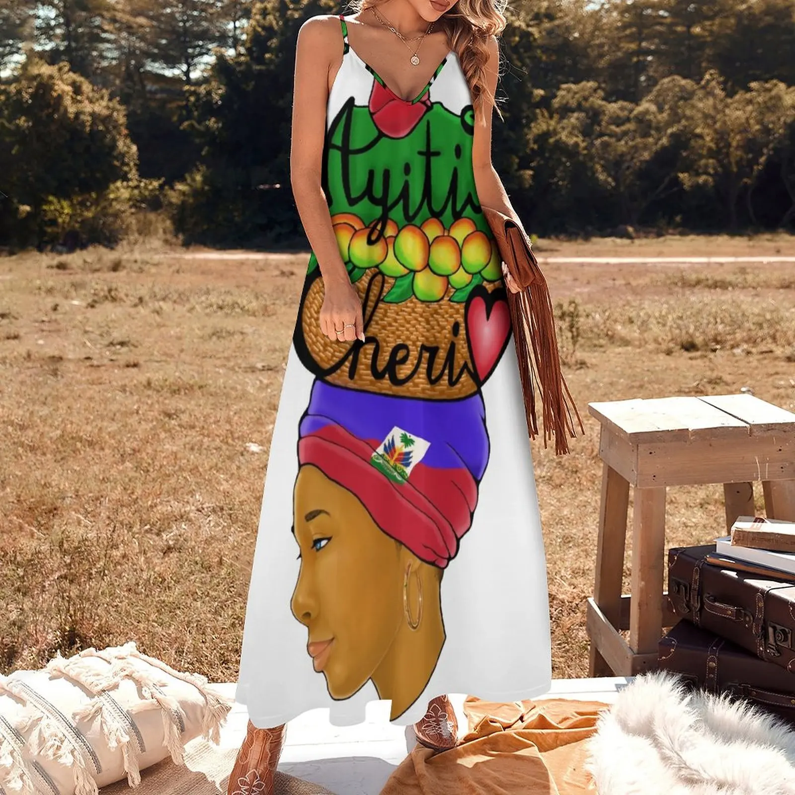 HAITI, MY DEAR Sleeveless Dress Clothing womens clothing