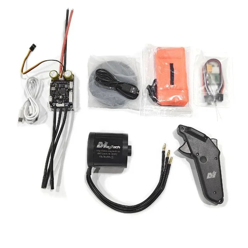 Maytech Foil Assist Kit with 3.5KW 6374 Waterproof Motor + 100A V6 Based VESC Controller + MTSKR1905WF Waterproof Remote