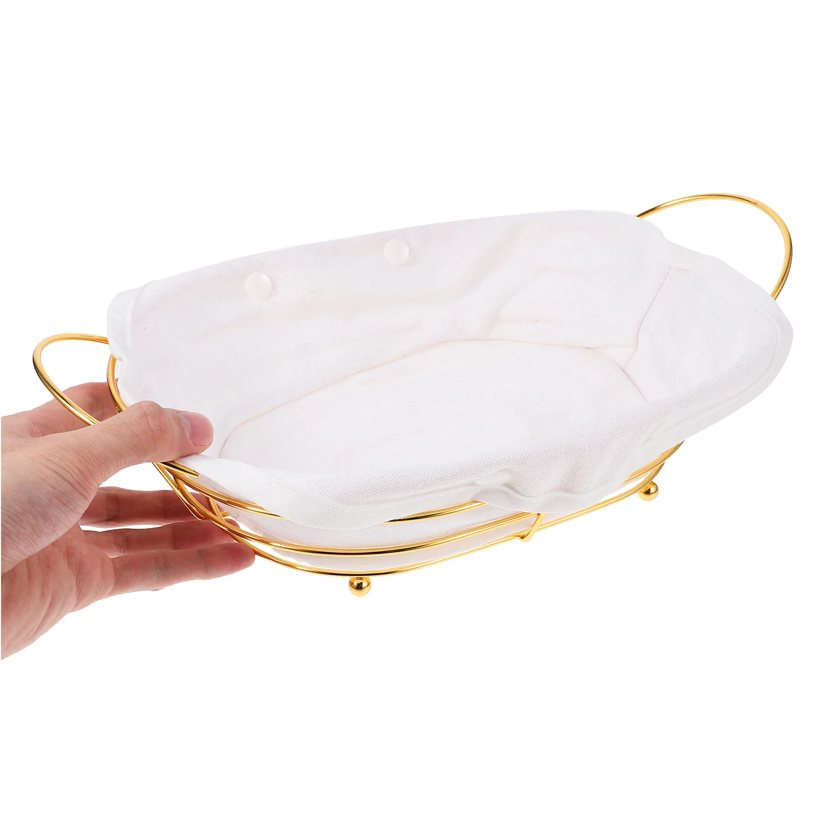 Cesta de almacenamiento de alambre de hierro de gran capacidad para pan de mano, mesa de comedor de frutas y verduras, cesta de malla decorativa para cocina