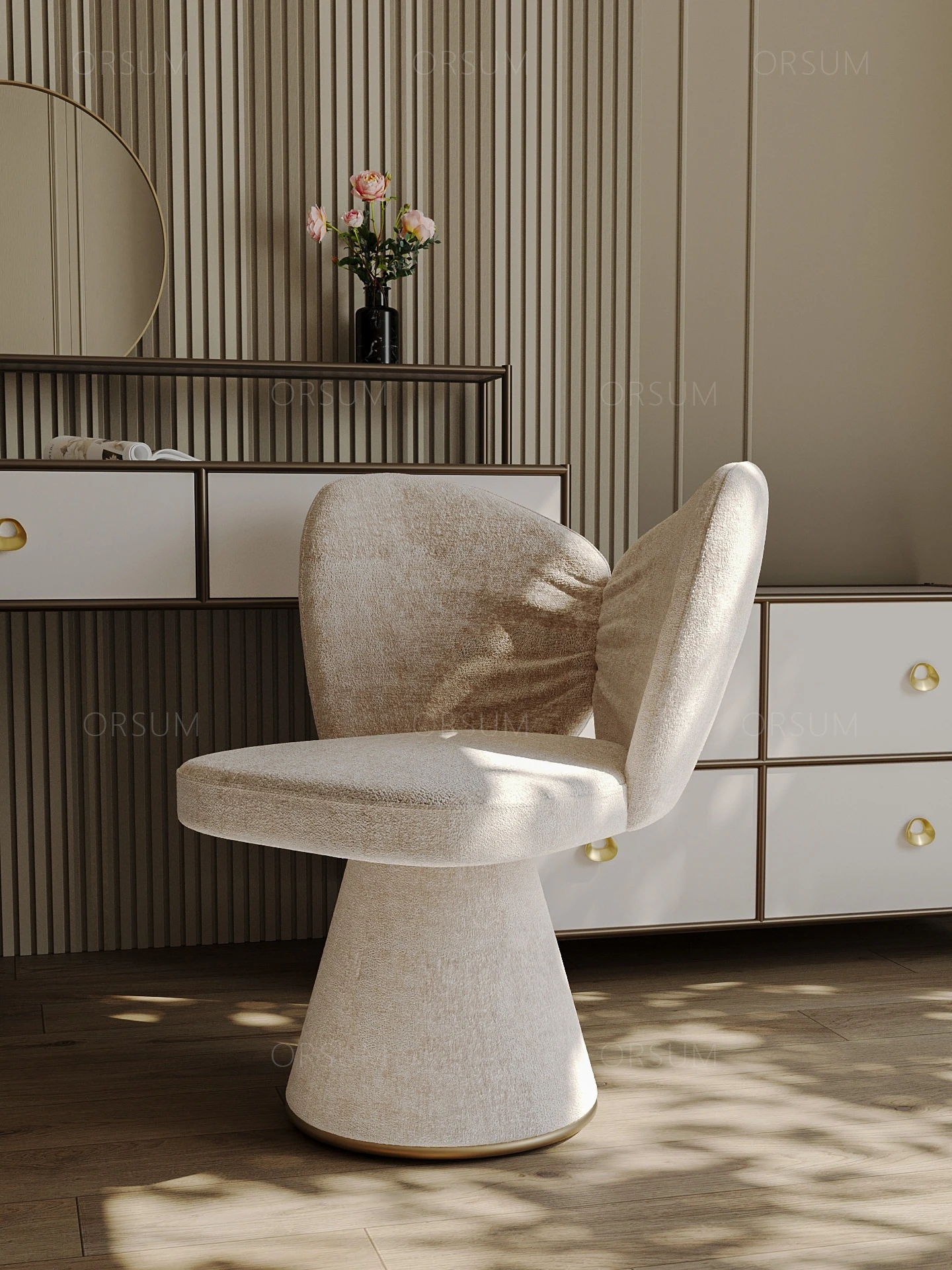 

Стул-бабочка простой французский макияж туалетный стул вращающийся стол креативный Французский Ретро