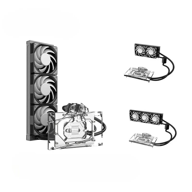 B-FRDGPU-X-V2 custom type, universal graphics card integrated water-cooled RTX4090/4080