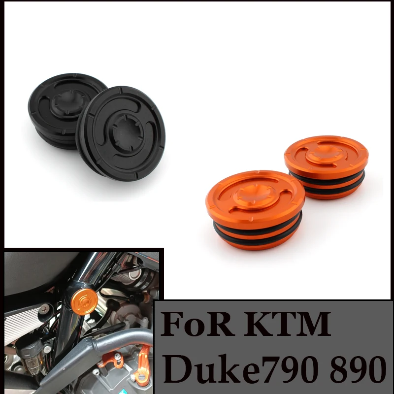 

For KTM 890 Duke R 2020 KTM 790 Duke -L 2018-2021 KTM 790 Adventure -R-S 2019-2021 Motorcycle Frame Hole Cover Caps Plug