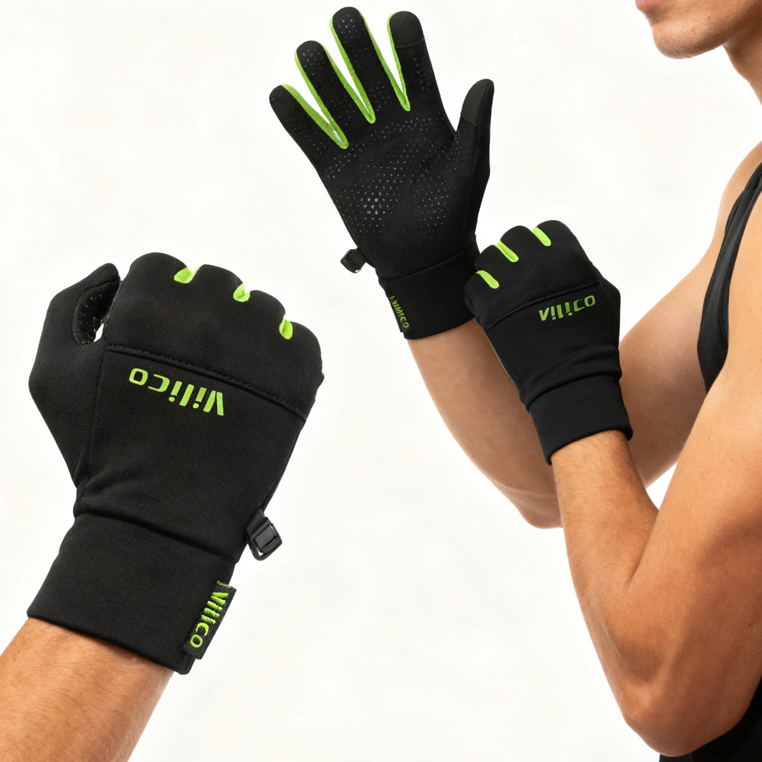 Knit Glove Touch Screen - Outdoor Sports,Running,Winter Cycling,Touch Screen Gloves,Women'S Autumn