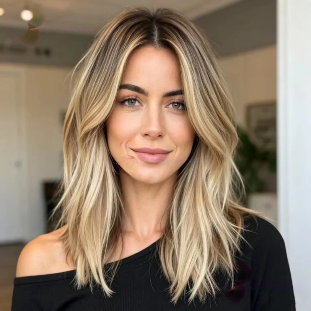 100% Human Hair Glueless Straight Ombre Blond Wig 150 Density 13x4 Lace Front with Baby Hair Pre-Plucked Soft Full Bangs view 2