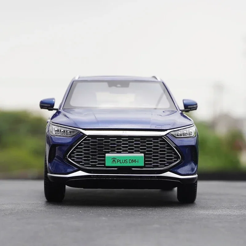 1:18 Scale 2022 BYD PLUS DM-i SUV Simulation Alloy Car Model Diecast Toy Vehicle Ornaments Collection Collectible Toys Cars
