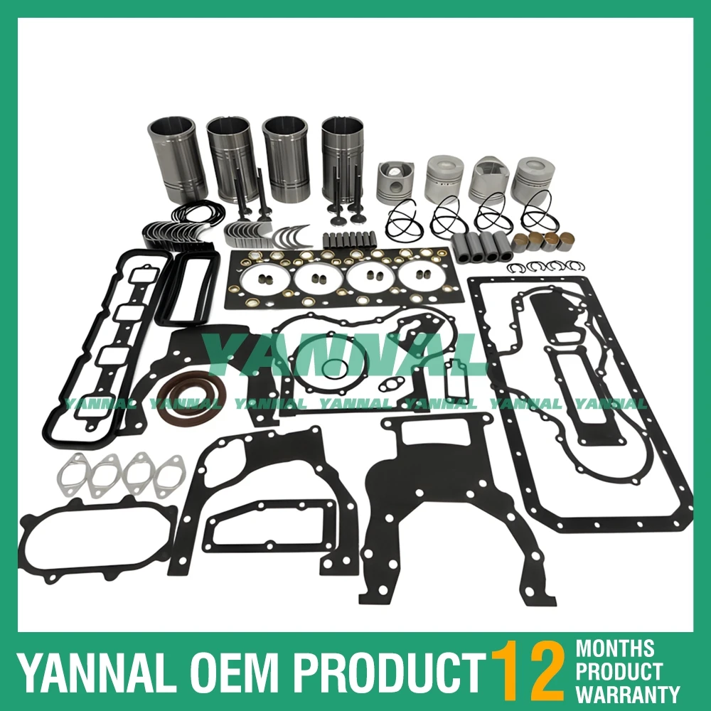 Fine quality YN33GBZ Cylinder Liner Kit With Gasket Set Bearing&Valves&Guides For YunNei Part