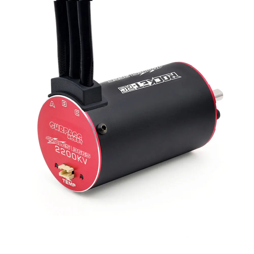 Surpass Hobby Supersonic V2 3665 Waterproof Brushless Motor 3800KV/3150KV & 90A/110A ESC Combo Set For 1/10 RC Off-Road Car