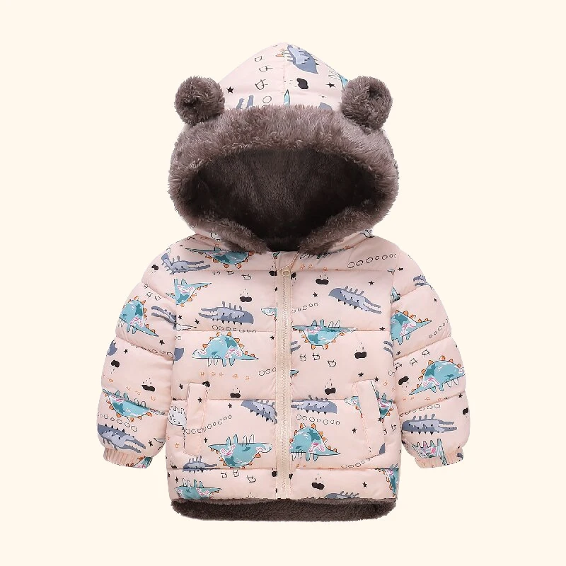 

Cashmere Children Coat Winter Thicken Warm Down Jacket Boys Girls Zipper Hooded Kids Jacket Coats Outwear Children Clothing