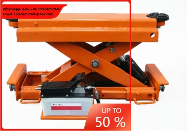 High-quality 2T Capacity Pneumatic U-X20TQ Rolling Jack Second Floor Lift For Full Wheel Service With 12 Months Warranty