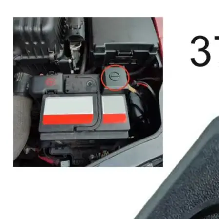 Car Battery Negative Terminal Protector Cover 37113-G3000 For Hyundai Kona MK1 For Kia Ceed Cerato Forte Niro K5 Telluride 2018+