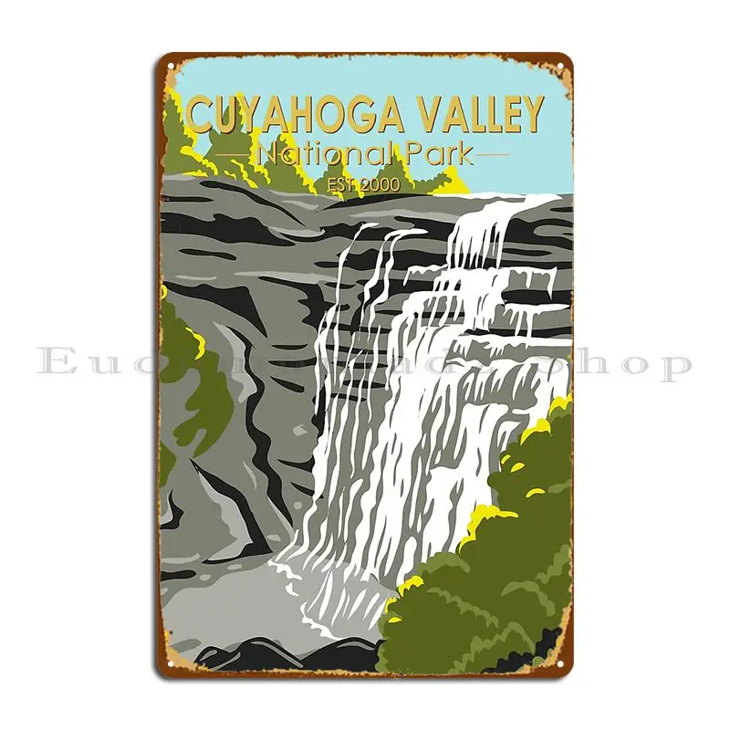 Cuyahoga Valley National Park Ohio Vintage Metal Plaque Poster Home Iron Funny Painting Cinema Tin Sign Poster