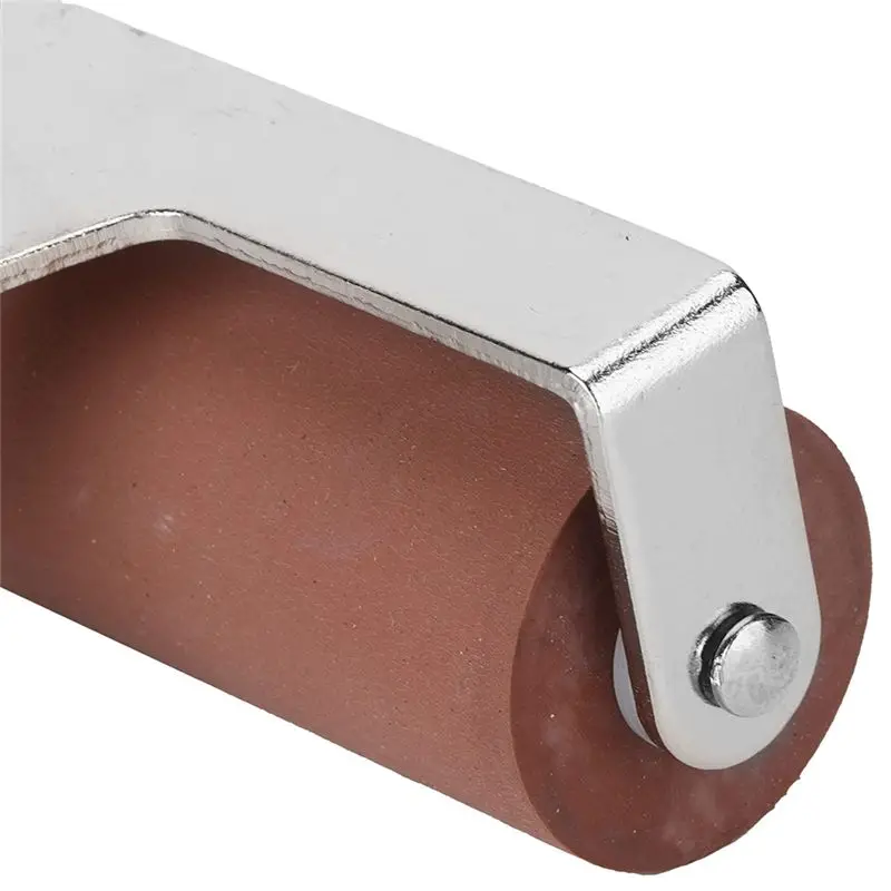 QWE-Brayer Soft Flexible Sturdy Elastic Rubber Roller For Printmaking Scrapbooks,Rubber Roller, Ink Roller(15Cm)