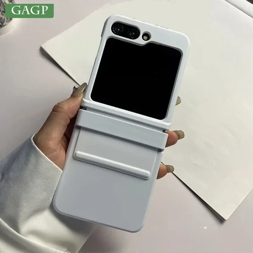 삼성 Z 플립 6 공식 케이스, 탄성 스트랩 힌지 보호 슬림 매트 PC 커버, 삼성 갤럭시 Z 플립 6 5 4 3 ZFlip5  Best5