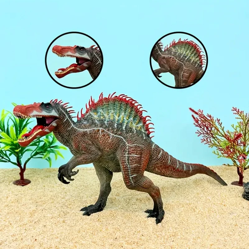 Dinossauro jurássico spinosaurus indominus rex figuras de ação boca aberta tiranossauro animais modelo coleção brinquedo do miúdo presente