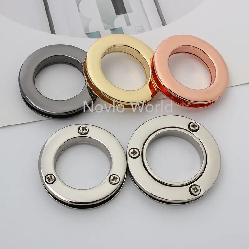 Durable Metal Eyelets With Washer Grommets Round Eye Rings For DIY Leather Bags Shoes Belt Clothes Jeans Decoration Accessories