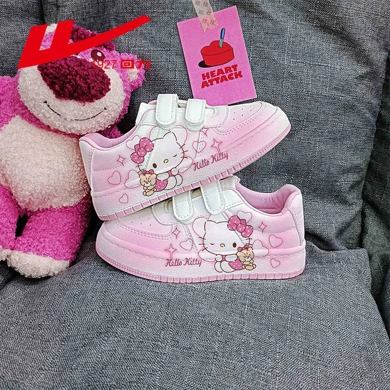 

Sanrio Children New Style Shoes Hello Kitty Student Hand-Painted Children's Shoes Authentic 2D Fashion Versatile Men and Women