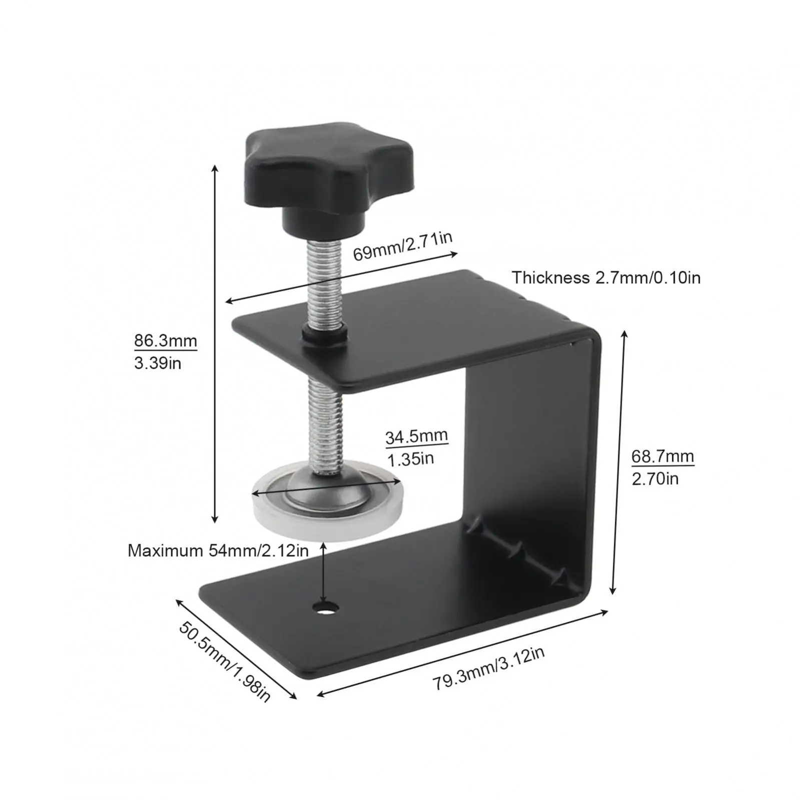 Drawer Front Panel Clamp Cabinet Hardware Jig Woodworking Tool for Fast Furniture Installation Drawer Drill Hole Guide U Clamp