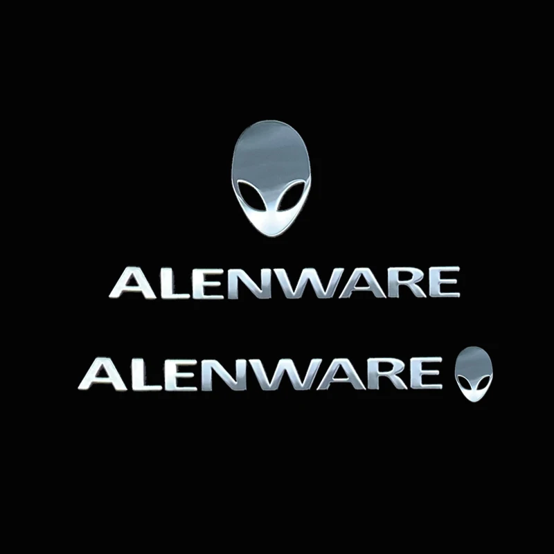 Super Cool Alien Alien Computer Personality Sticker Logo Metal Label Mobile Phone Back Laptop Shell Sticker