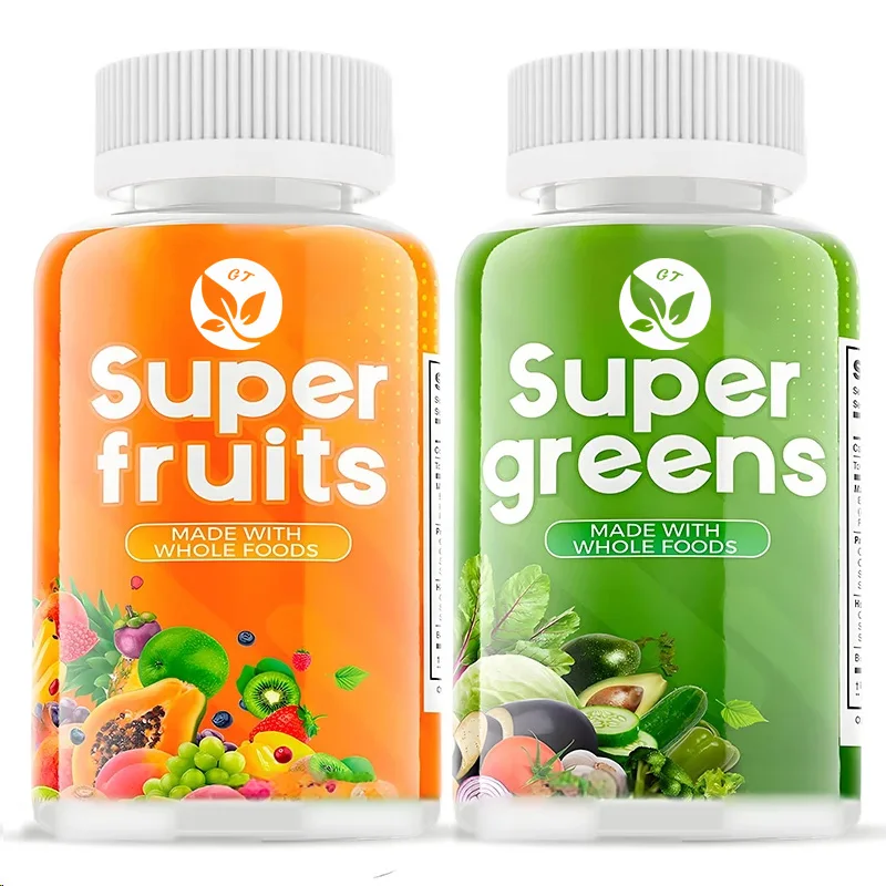 

Fruit And Vegetable Supplements, Vitamins And Minerals,60 Capsules Of Fruits And Vegetables,suitable For Women,men, And Children
