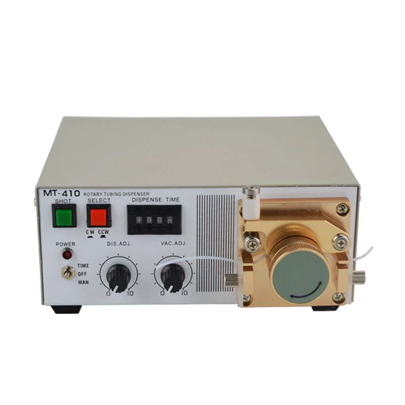 MT-410 peristaltic dispensing machine quick-drying glue spitting machine water-like instant glue TP-50 dispensing machine droppi