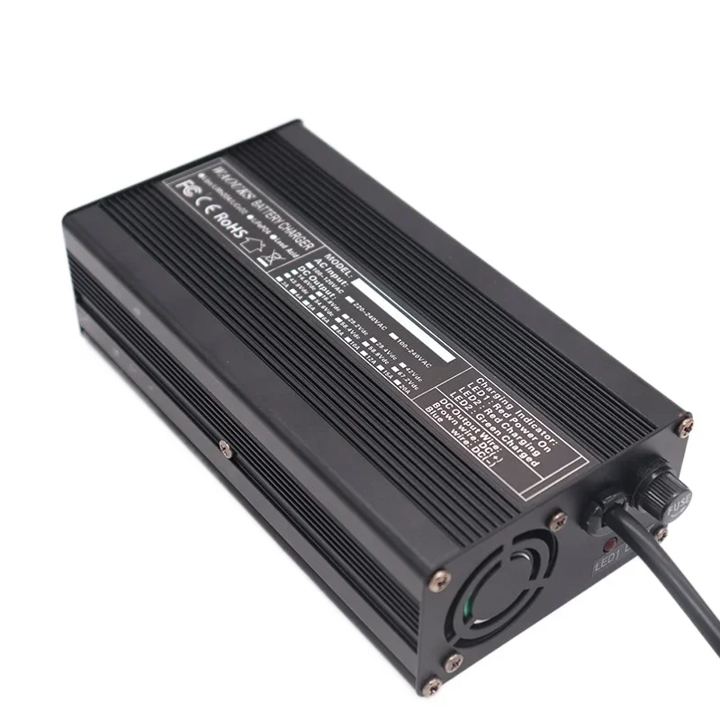 Chargeur de batteries hybrides rechargeables LiFePO4, 2000W, 12V, 50A, 24V, 36V, 40A, 48V, 30A, 60V, 25A, 72V, 20A, 84V, 15A