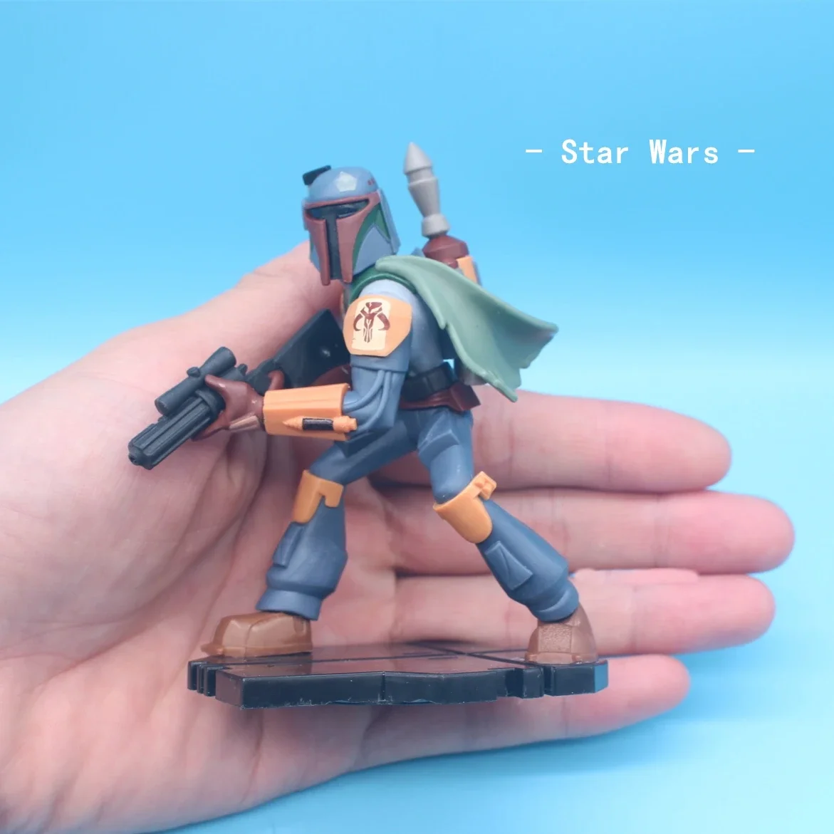 8Cm Star Wars Yoda Robot Mandalorian Han Solo Yoda Master Figurka akcji Model Zabawki Ozdoba dla fanów Kolekcja zabawek Prezent