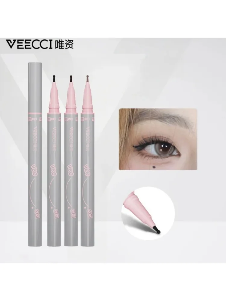 VEECCI visage fausses taches de rousseur larme taupe stylo Eyeliner naturel imperméable longue durée réaliste point tache stylo outil de maquillage cosmétique