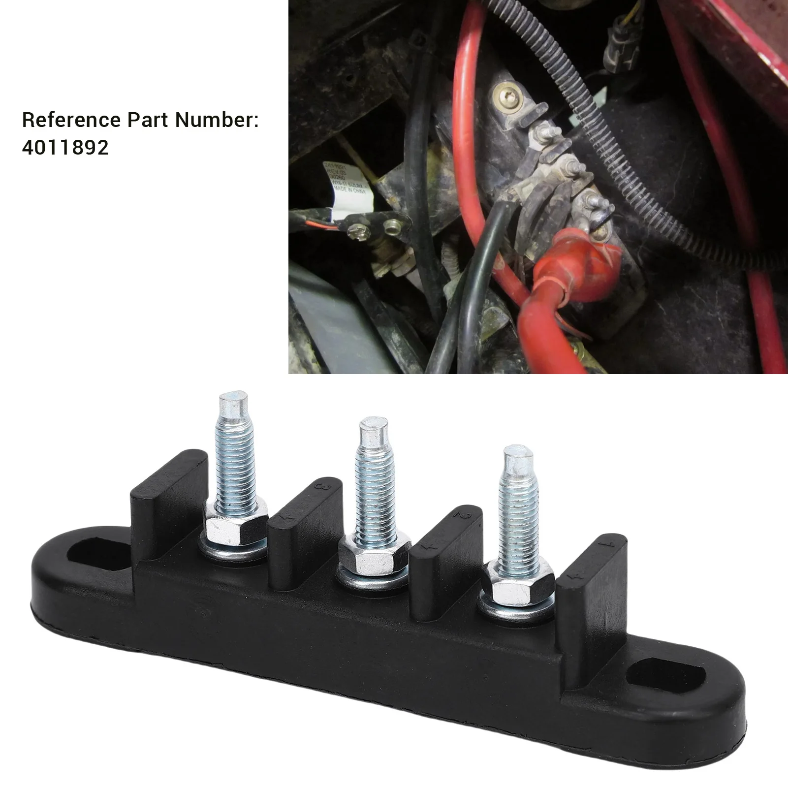 3 Post Terminal Block 4011892 OEM Replacement Heat Proof Stable Power Connector for Polaris RZR Sportsman Ranger ATV UTV