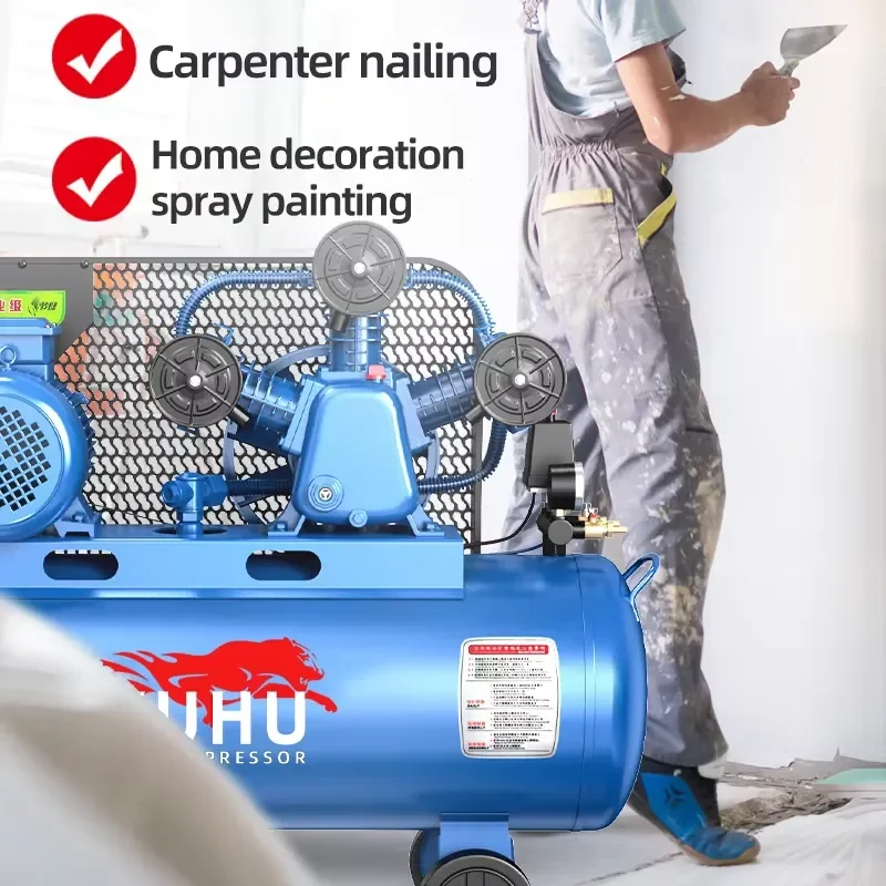 2hp 3hp Air Compressor air Compressor 100 Liter Belt Driven Air Compressor for Industrial Working