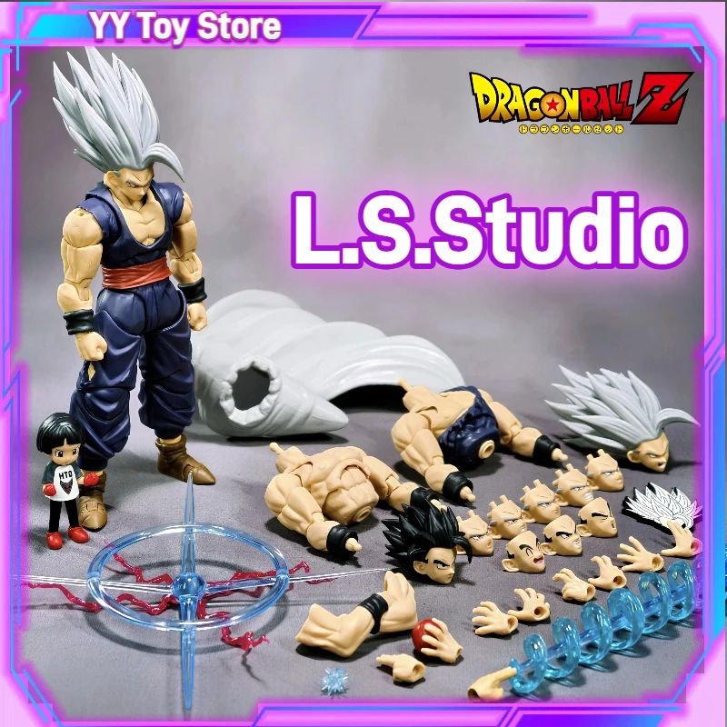 

LS L.S.Studio Action Figures Son Gohan Figure Dragon Ball Super Saiyan Beast Gohan Super Hero Anime Model Gifts Toys
