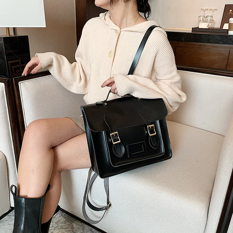 Japanese Women Casual Messenger Bags Solid Vintage Y2k Handbag Crossbody Bag Femme JK Backpacks Trendy Fashion Shoudler Bags