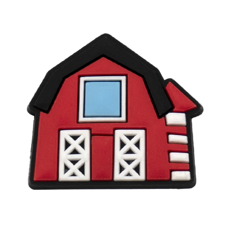 1 Stück niedliche Tiere Schuhanhänger Zubehör Schwein Huhn Schaf Elefant Schuhdekoration Fuchs Fledermaus Clog Pin für Frauen Grils Geschenk – Detail 6