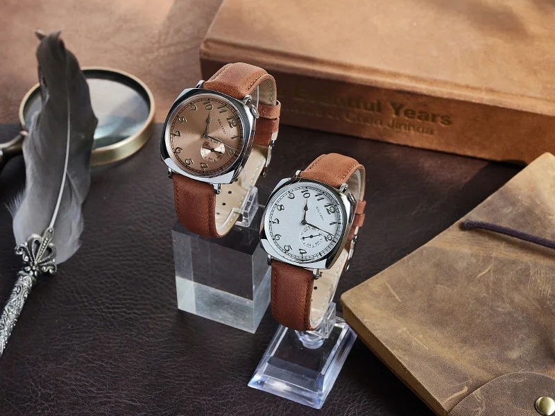 Baltany S4046 Herren-Automatikuhr, 38 mm, quadratisch, mechanische Armbanduhr, 50 m wasserdicht, Saphirspiegel, Seagull ST1701, kleine Sekunde, Di – Detail 1