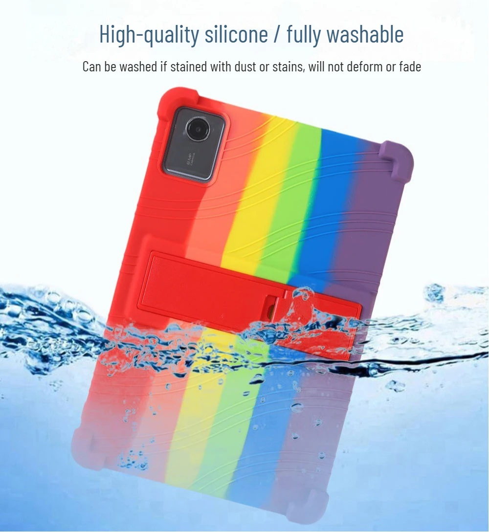 Kids Friendly Silicone Case for Motorola Moto Pad 60 Neo 11" 2026 Shockproof Anti-Drop Washable Soft Protective Tablet Cover 5