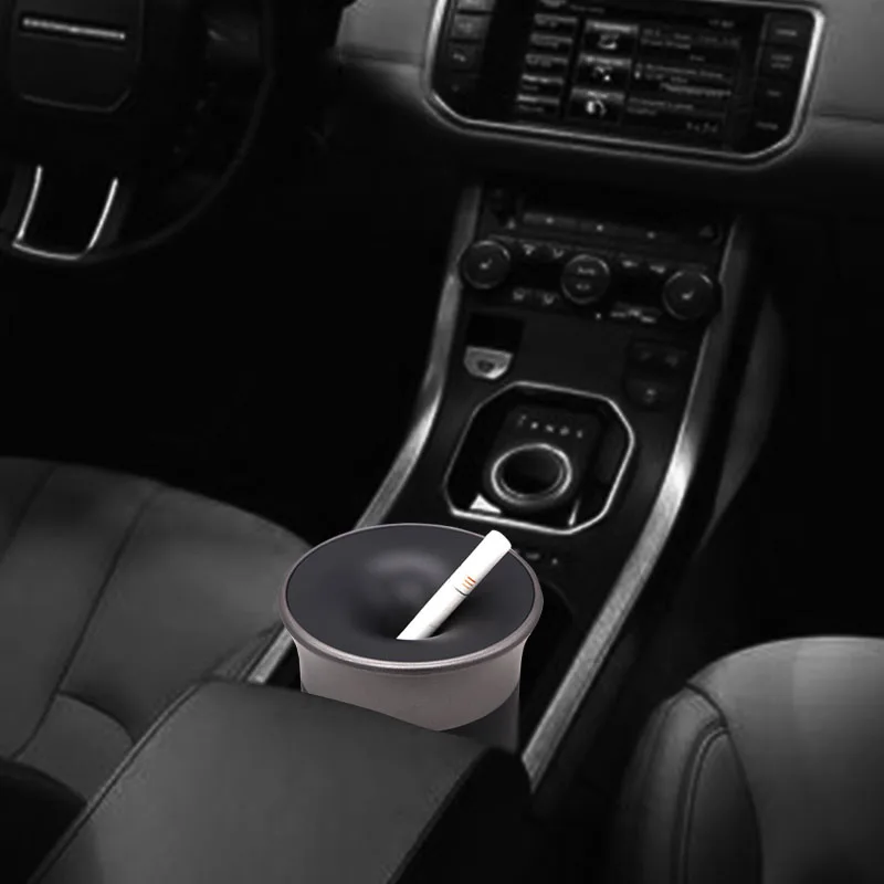 Black Portable Car Ash Tray Ashtray Storage Cup desk Ashtray Cigarette Holder