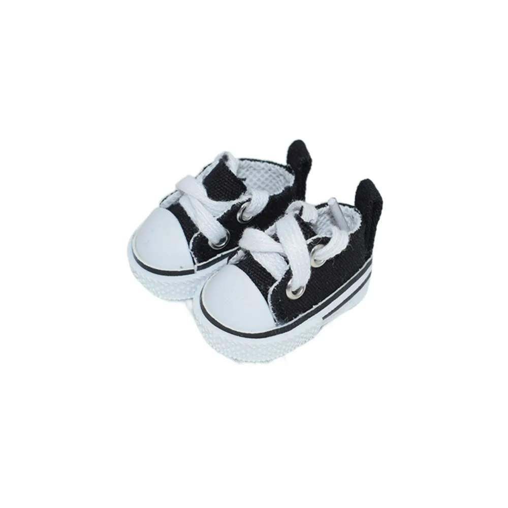 Mini 4.5cm Doll Shoes Replacement Multiple Styles BJD Shoes DIY Hand-made Canvas Shoes Birthday Gifts