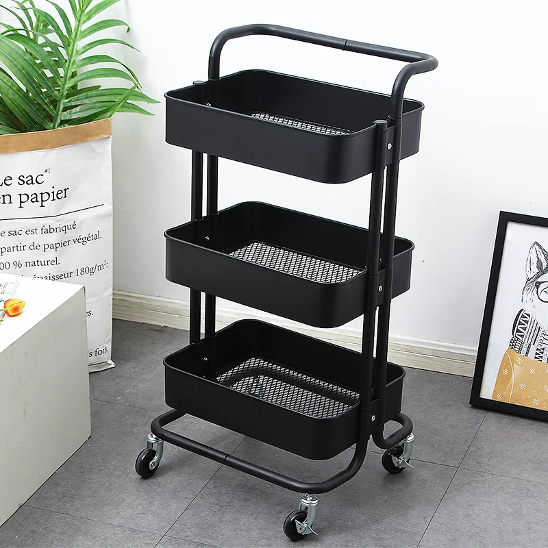 22 Tubes Thickened Carbon Steel Raskog Rolling Cart Ins Style Storage Trolley For Beauty Tools Cupping Jars Tableware Water Cups