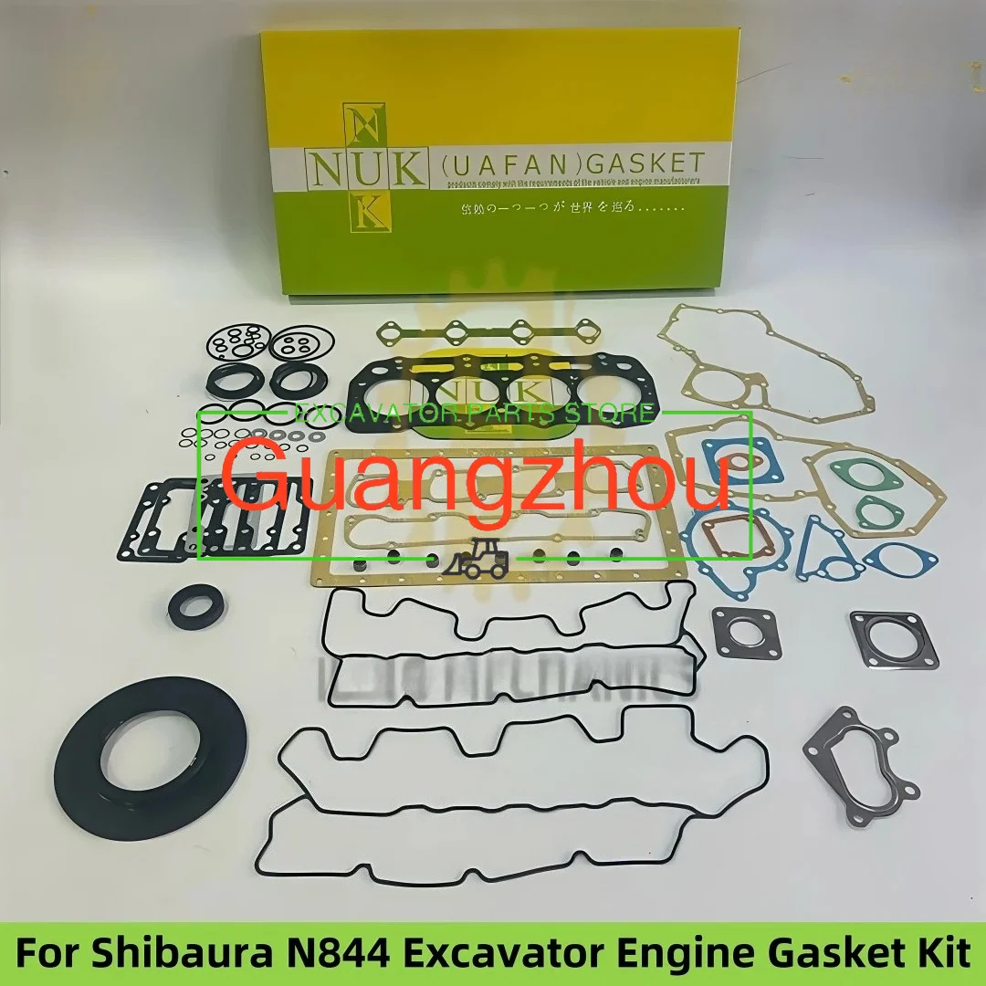Revision del motore Rebuild Full Gasket Kit per Shibaura N844 N844T N844L N844LT-D Motore-MAJOR(1.995L),OEM# U5LC0017