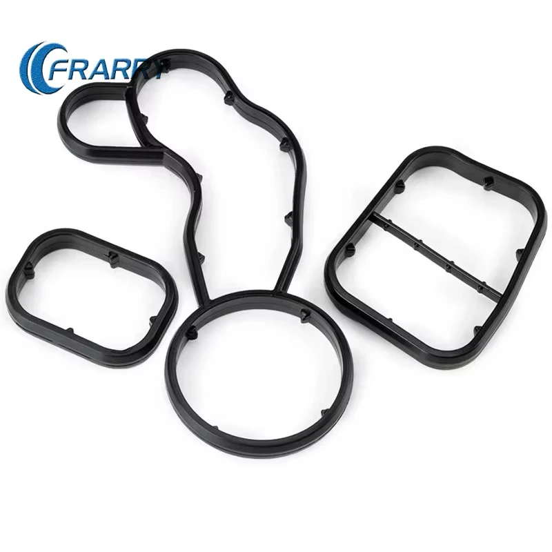 

New Engine Oil Cooler Gasket Seal Set 11428591462 11428591460 For BMW X3 F25 X4 F26 F10 F32 F20 LCI F23 F30 F31 Replacement Part