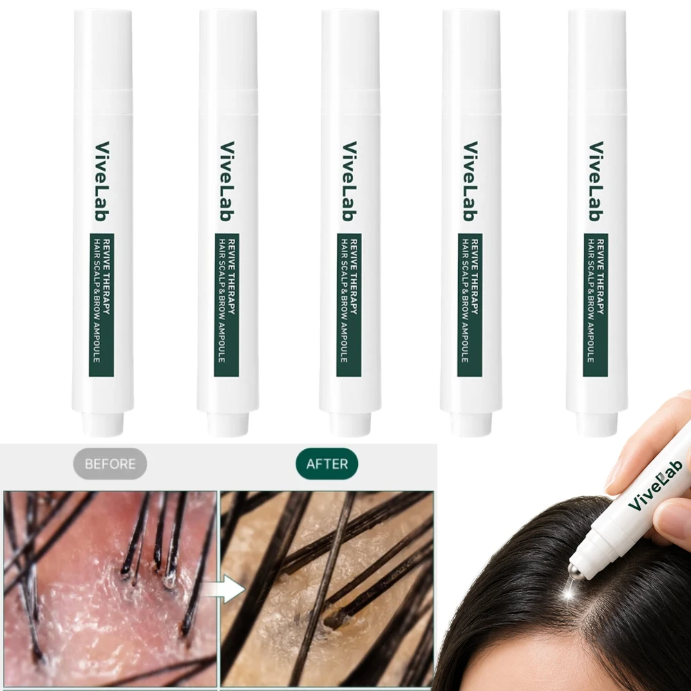 ViveLab 1/2/3/5 Pcs Hair Growth Ampoule Serum Rich In Rosemary & Multi-Peptide Strengthen Roots Anti-loss Daily Haircare Essence