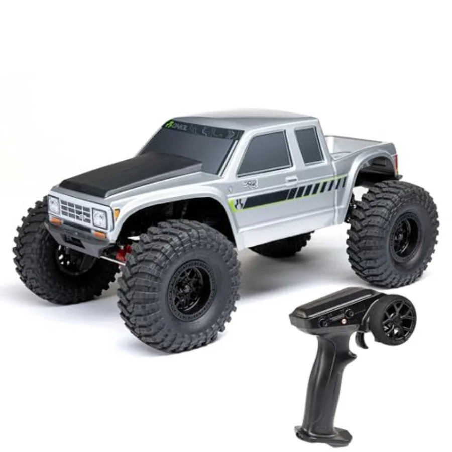 

RC Truck 1/10 SCX10 III Coyote 4X4 RTR for off-road rock crawling, ABS plastic body, silver, waterproof brushed motor AXI-2036T