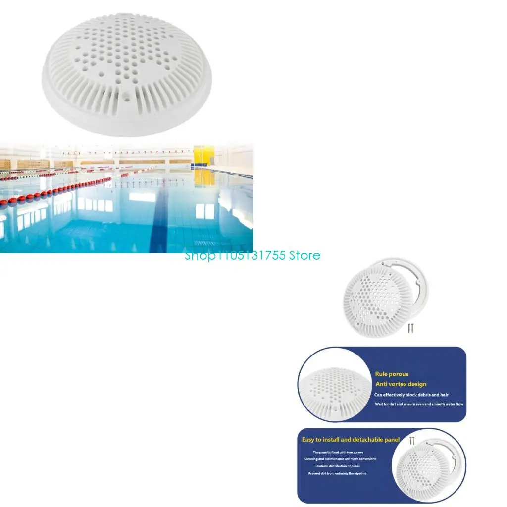 K0EF Pool Drain Cover ABS Round for Spa Main Drain Use Area