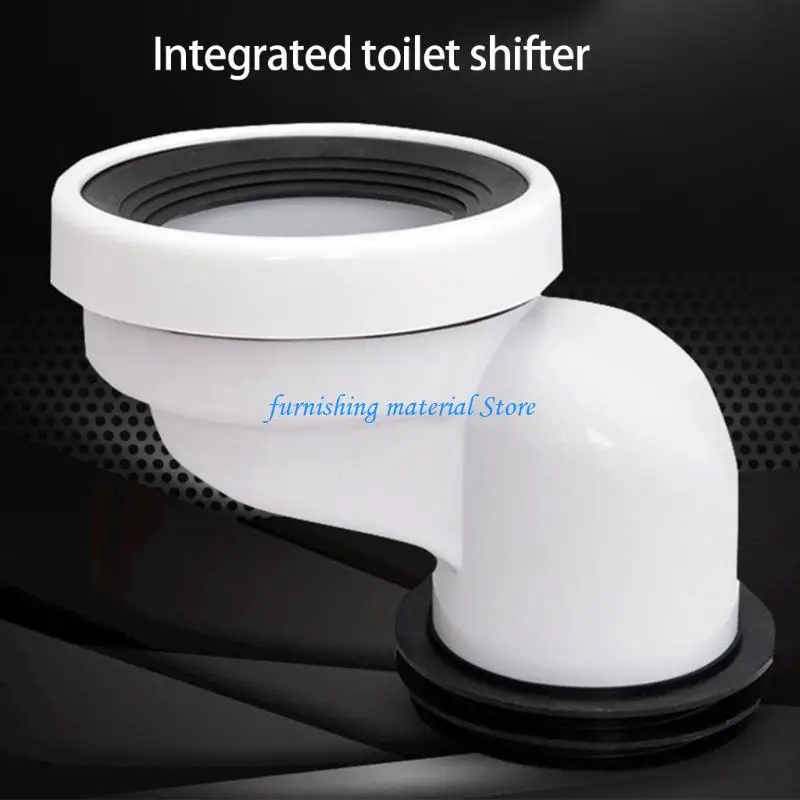 Y5GD Offset Toilet Connection Pipe Bathroom Toilet Pipe Connectors Easy to Use