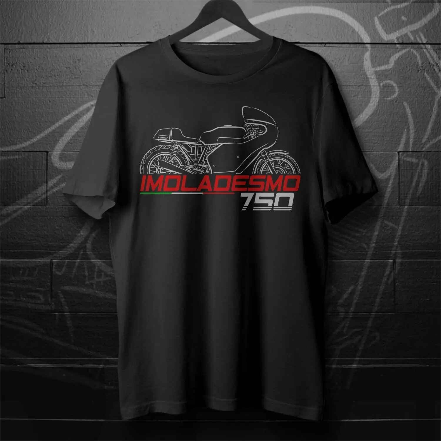 Ducatis 750 Imola Desmo 1972 - Motorcycle T-Shirt for Riders