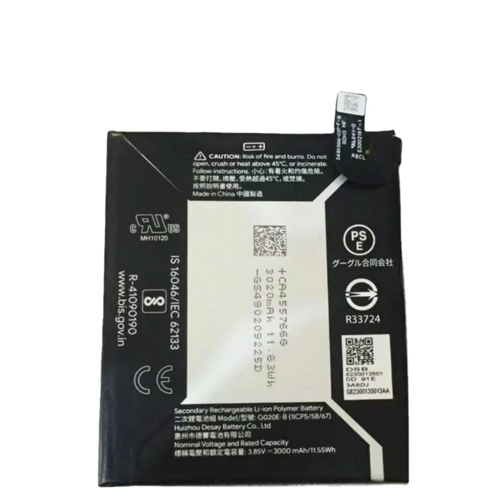 New High Quality G020E-B Battery for HTC Google Pixel 3 3A Mobile Phone