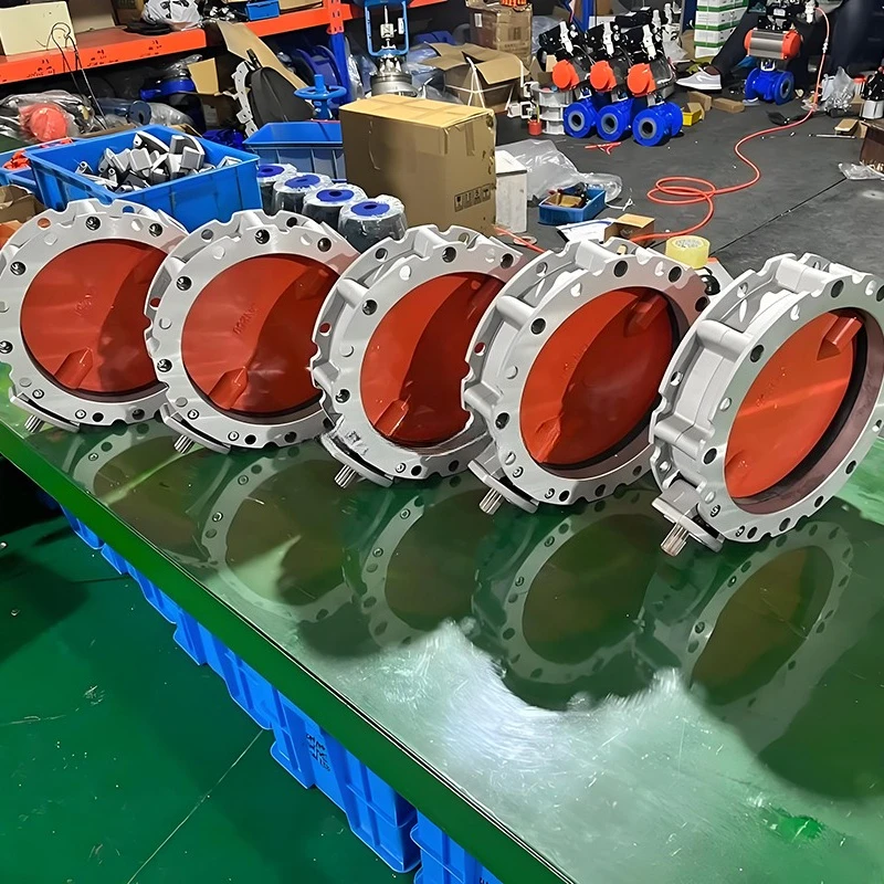 Sany Hydraulic Butterfly Valve for Cement Powder Mixing Station and Scale, Model KRIO-300, Made in China
