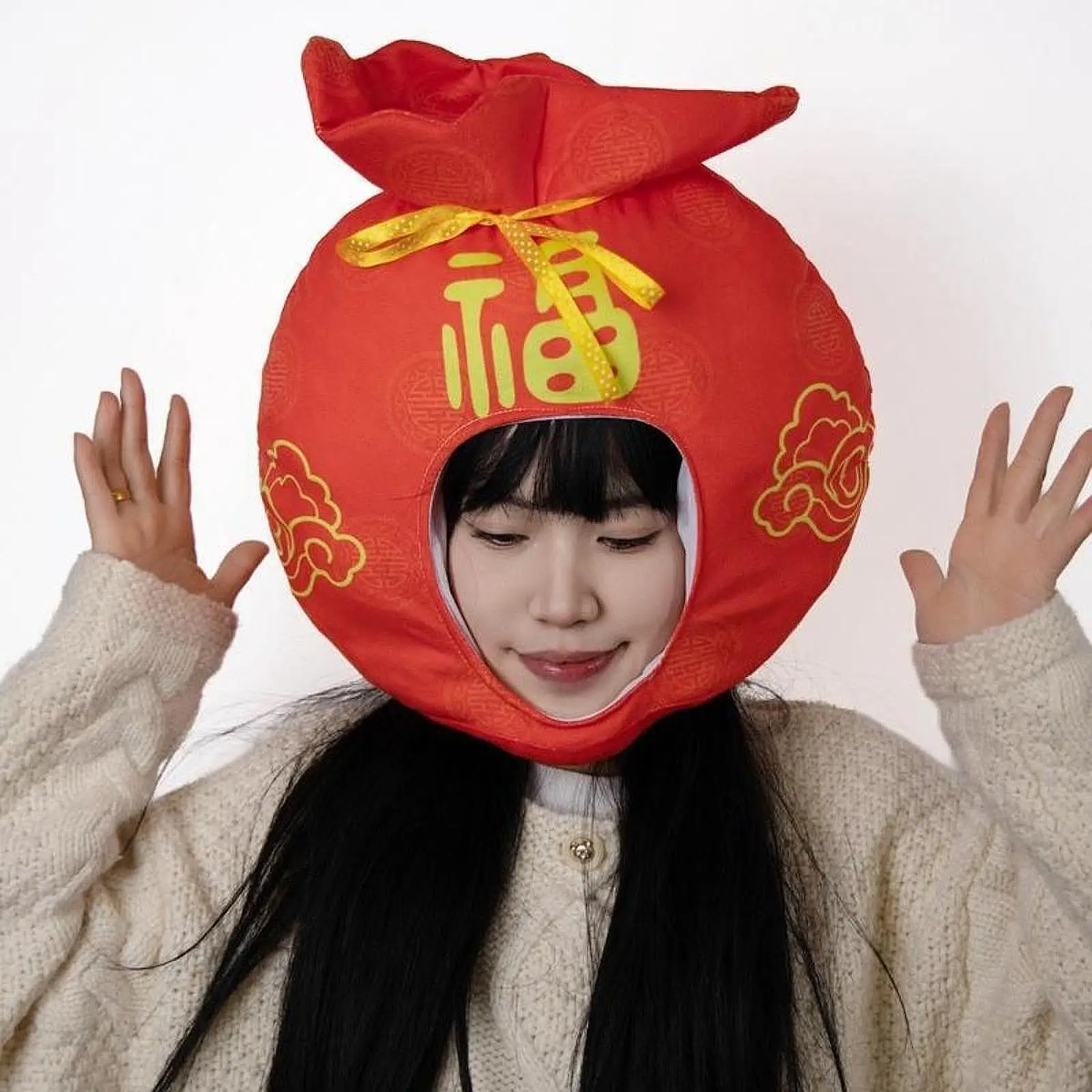 Chinese New Year Hat Headgear Decor Cartoon Cap for Performance Dress up Holiday