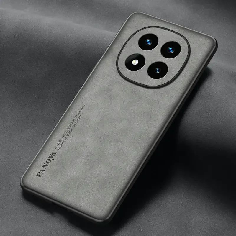 高級羊革シリコン製スマホケース Redmi Note 15 Pro Plus用 マット仕上げ 全面保護 耐衝撃バンパーカバー